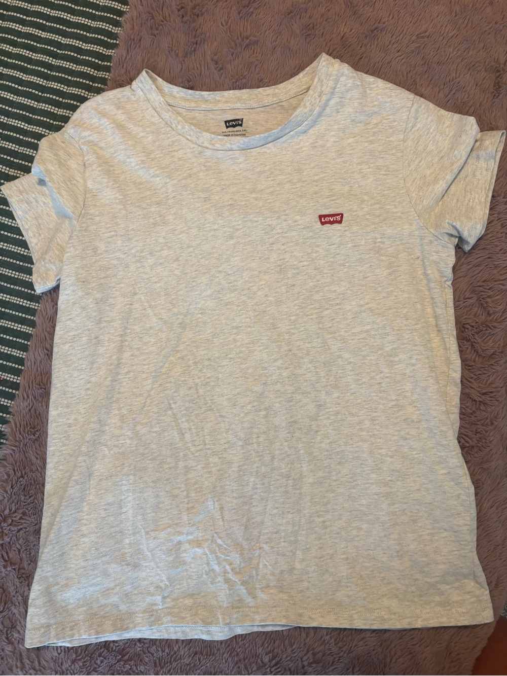 Levi's Light Gray Logo Tee